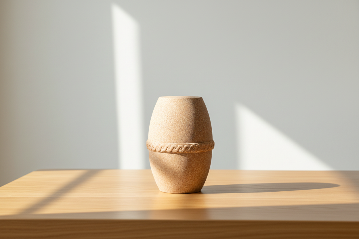 Biologisch abbaubare Urne braun Arenae