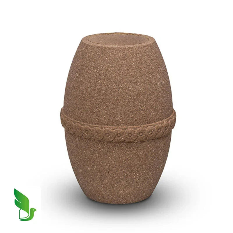 Biologisch abbaubare Urne braun Arenae