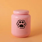 Handmade Eco-Friendly Classic Ceramic Cylindrical Dog Funeral Pet Cremation Urns with Multiple Pattern Decorations