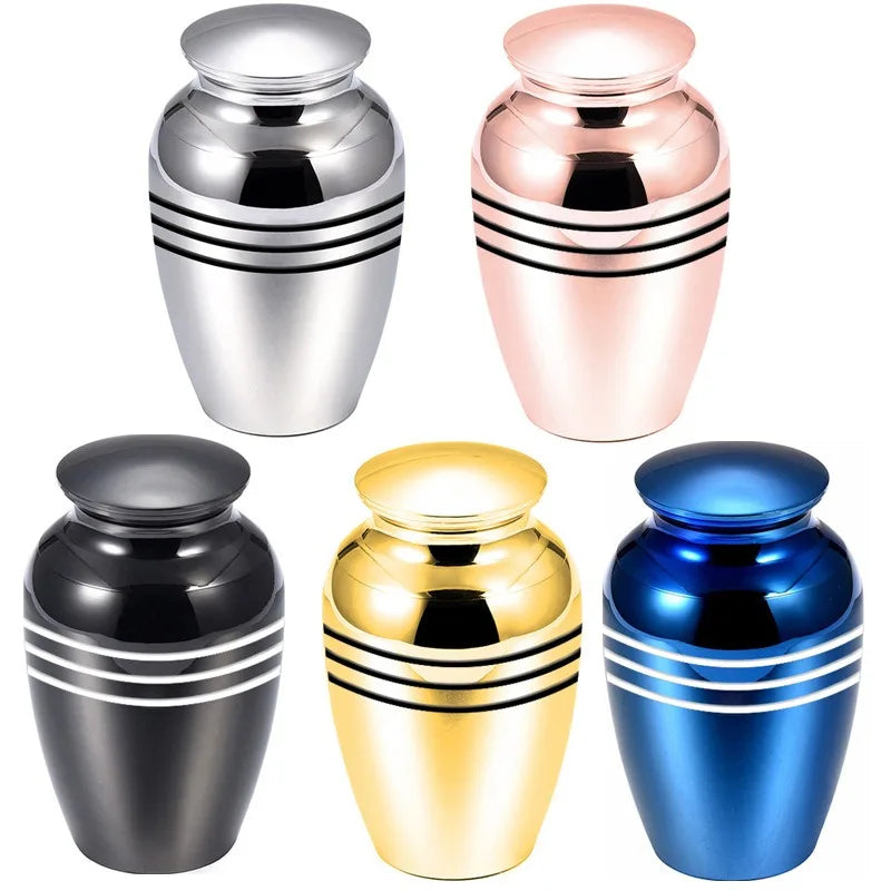 2025 Classic Design Stainless Steel Metal Urn Custom Made for Pet Caskets Wholesale Supplier Cremation Funeral Needs