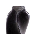 Keramische kunst urn Heart to Heart met zwart-wit marmerlook