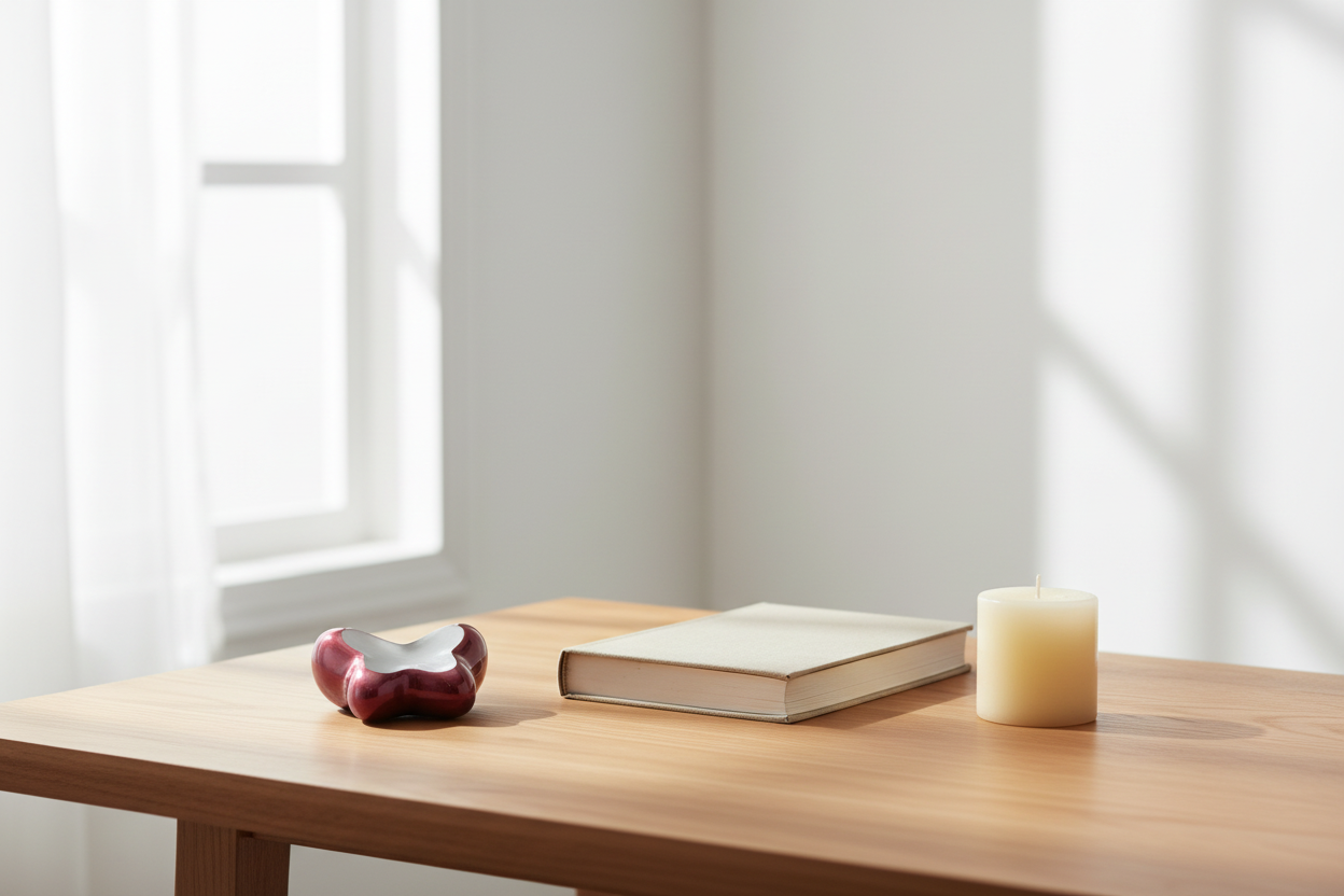 Metall Miniurne messingfarben mit Schmetterlingsmotiv