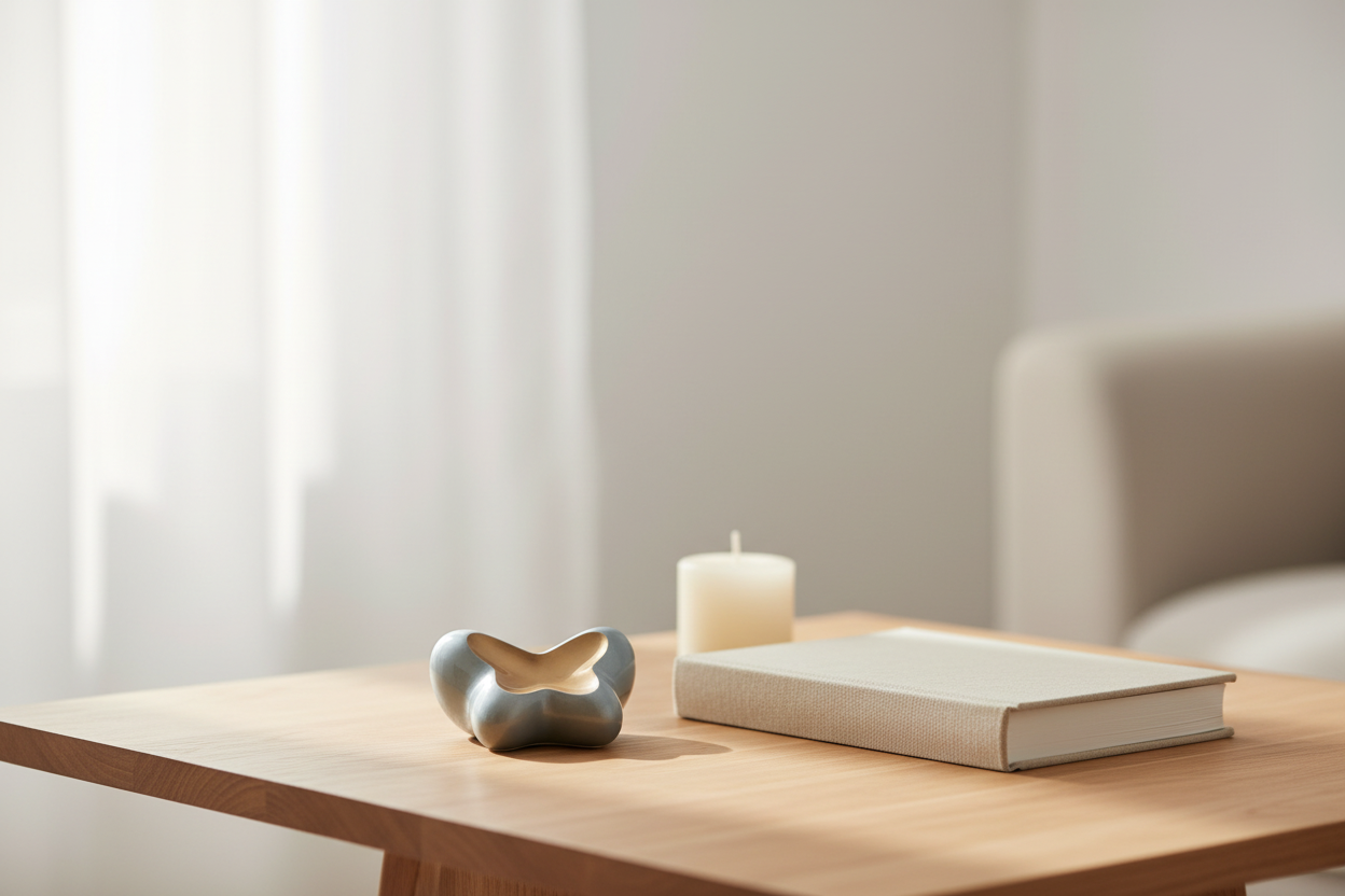 Metall Miniurne silberfarben mit Schmetterlingsmotiv