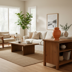 Biologisch abbaubare Urne naturfarben im Naturdesign