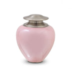 Metalen urn Satori met zilverkleurige accenten