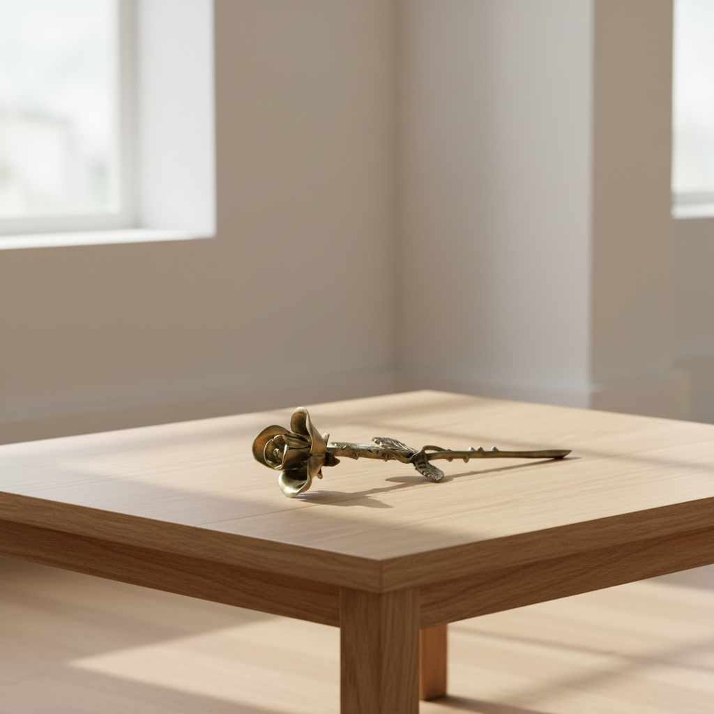 Metall Miniurne rosa Rose